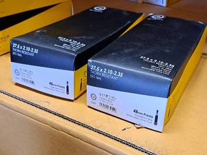 lot 1100 image: Lot of (2) Sunlite Thorn Resistent Bike Tubes 27.5x2.10-2.35
