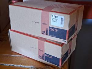 lot 1102 image: Lot of (2) Sunlite Bike Tubes 26x3.50