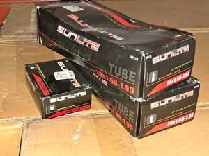 lot 1116 image: Lot of (3) Sunlite Bike Tubes