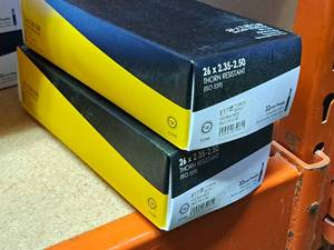 lot 1125 image: Lot of (2) Sunlite Bike Tubes 26x2.35-2.50