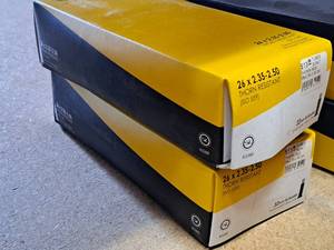 lot 1130 image: Lot of (2) Sunlite Bike Tubes 26x2.35-2.50