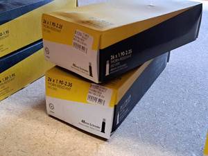 lot 1135 image: Lot of (2) Sunlite Bike Tubes 26x1.90-2.35