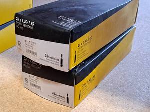 lot 1137 image: Lot of (2) Sunlite Bike Tubes 26x1.50-1.95