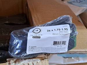 lot 1183 image: Lot of (10) Sunlite Bike Tubes 26x1.75-1.95