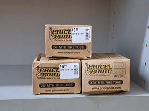lot 1165 image: Lot of (3) Price Point Bike Tubes