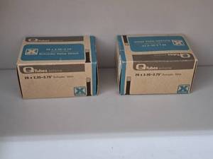 lot 1144 image: Lot of (2) Q Tubes Bike Tubes 26x2.35-2.70