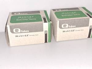 lot 1146 image: Lot of (2) Q Tubes Bike Tubes 26x2.1-2.3