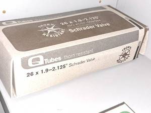 lot 1149 image: Lot of (1) Q Tubes Thorn Resistant Bike Tubes 26x1.9-2.125
