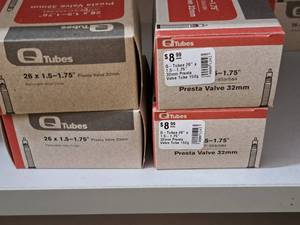 lot 1164 image: Lot of (4) Q Tubes Bike Tubes 26x1.5-1.75