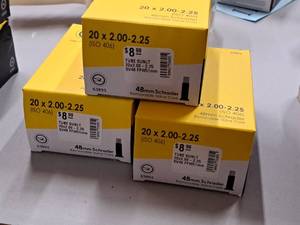 lot 1209 image: Lot of (3) Sunlite Bike Tubes 20x2.00-2.25