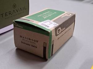 lot 1207 image: Lot of (1) Q Tubes Bike Tube 20x1-18-1-38