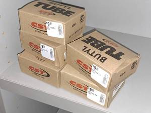 lot 1220 image: Lot of (5) CST Butyl Bike Tubes 8x1.25
