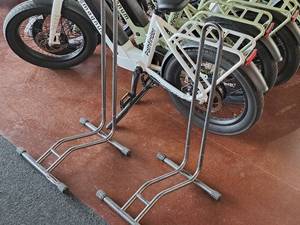 lot 168 image: Lot of (2) Single Bike Bike Stand
