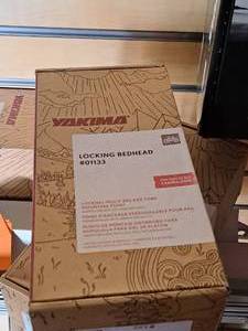 lot 175 image: Yakima Locking BedHead Locking Truck Bed Rail Fork Mounting Point (in original packaging)