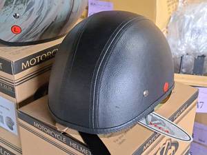 lot 201 image: Vega Helmet XTS Size Large Motorcycle Half Helmet (in box)