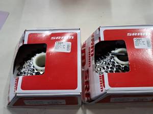 lot 1262 image: Lot of (2) Sram PG950 9-speed 11-28T Cassette