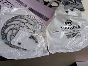 lot 1278 image: Lot of (2) Magura MDR-C 180mm Disc Rotor