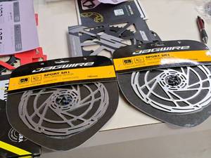 lot 1282 image: Lot of (2) Jagwire Sport SR1 180mm Stainless Steel Disc Brake Rotors