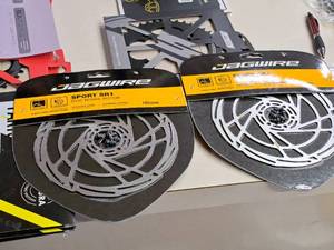 lot 1281 image: Lot of (2) Jagwire Sport SR1 180mm Stainless Steel Disc Brake Rotors