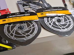 lot 1280 image: Lot of (2) Jagwire Sport SR1 180mm Stainless Steel Disc Brake Rotors