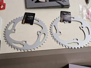 lot 1287 image: Lot of (2) Origin8 Cycling 104mm 44T 4-Bolt Chainring