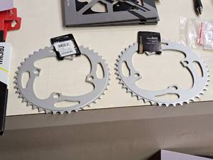 lot 1286 image: Lot of (2) Origin8 Cycling 104mm 44T 4-Bolt Chainring