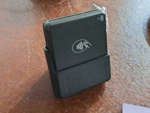 lot 1617 image: Pay Anywhere BBPOS-CHB20 Card Reader with Charging Stand