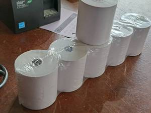 lot 1627 image: Lot of (6 spools) Receipt Paper