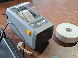lot 1632 image: Zebra ZD410 Adhesive Label Printer