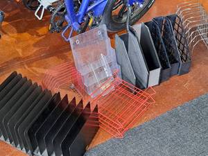 lot 1643 image: Lot of (12) Office Desk Organizers