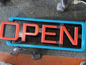lot 1651 image: OPEN LED BlinkNo-Blink Electric Sign