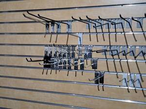 lot 1710 image: Lot of (40) Slat Wall Hangers