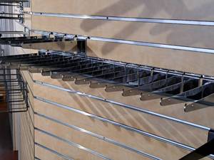 lot 1715 image: Lot of (20) 10 Slat Wall Shelf Brackets