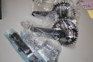 lot 822 image: Shimano Misc. Front Chain Wheel Parts