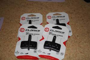 lot 1244 image: Lot of (4) Clarks VX Organic Disc Pads