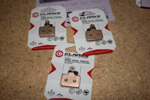 lot 1253 image: Lot of (3) Clarks VRX Organic Disc Pads