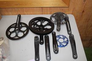 lot 1406 image: Lot of  Crankset Parts (Used)