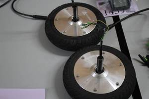lot 1437 image: Lot of (2) Electric Wheels