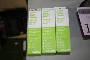 lot 1457 image: Lot of (3) MSW Square Taper Bottom Bracket Sets 68x127.5mm