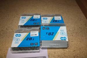 lot 1330 image: Lot of (4) KMC Z8.1 8-speed Bicycle Chains