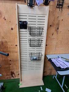 lot 1738 image: Slat Wall Display