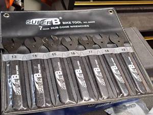 lot 1744 image: Super B Bike Tool No. 88600 7-piece Hub Cone Wrench Set