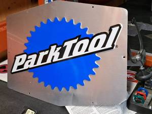 lot 1764 image: Park Tool Metal Sign
