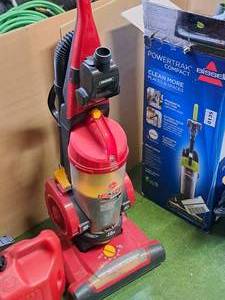 lot 1807 image: Hoover Elite Rewind Canister Upright Vacuum