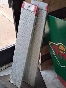 lot 1815 image: Lot of (2) 38 Aluminum Ramps