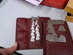 lot 1852 image: Lufkin Rule Co Radius Gage Set