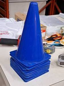 lot 1862 image: Lot of (10) Plastic Cones