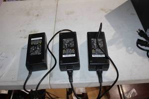 lot 160 image: Lot of (3) 42V 2A Battery Chargers