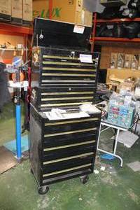 lot 1515 image: Clarke HD Plus 3-piece Rolling Tool Box