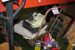 lot 1556 image: Metal Utility Cart